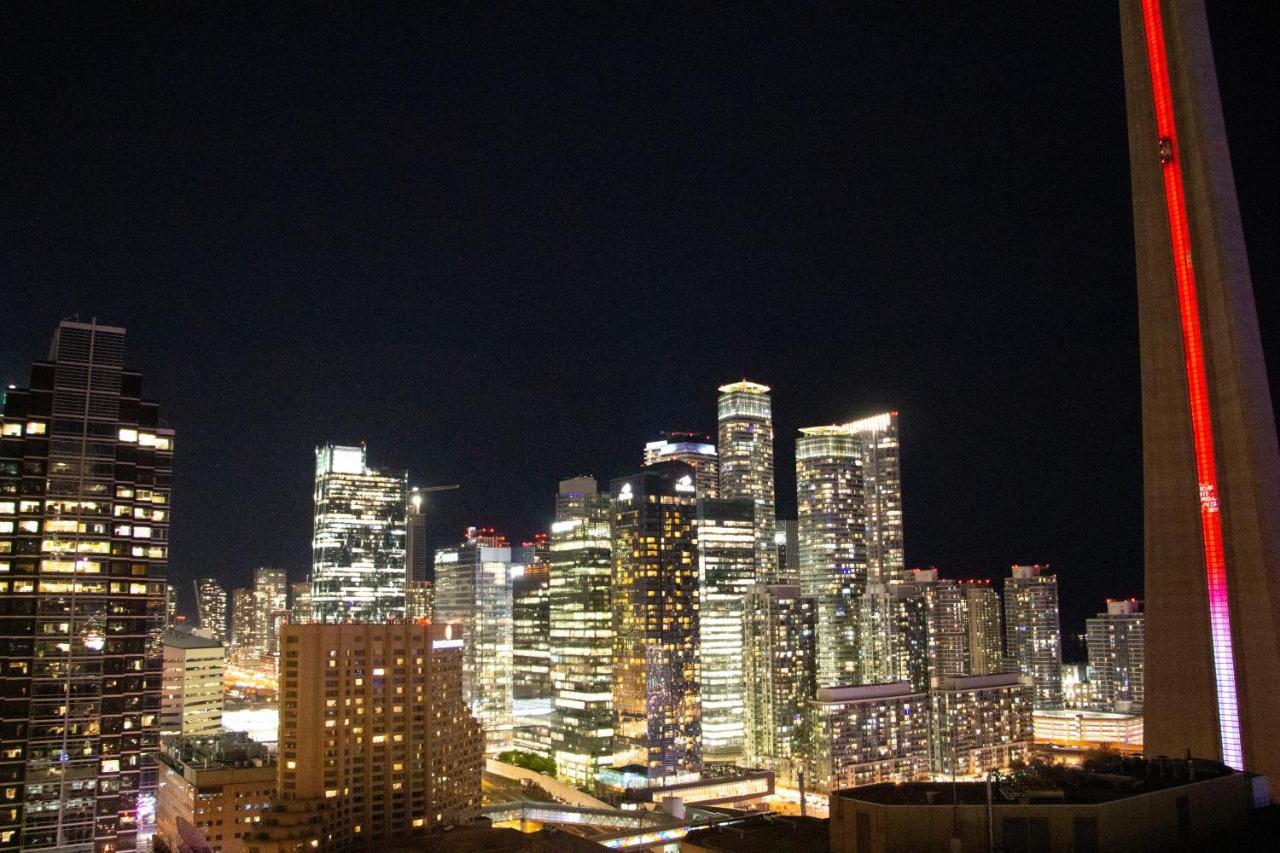 Downtown High-Rise Condo- Cn Tower View تورونتو المظهر الخارجي الصورة
